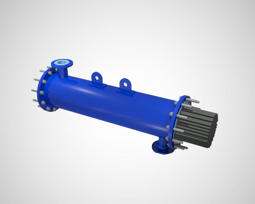 Silicon Carbide Shell and Tube Heat Exchanger