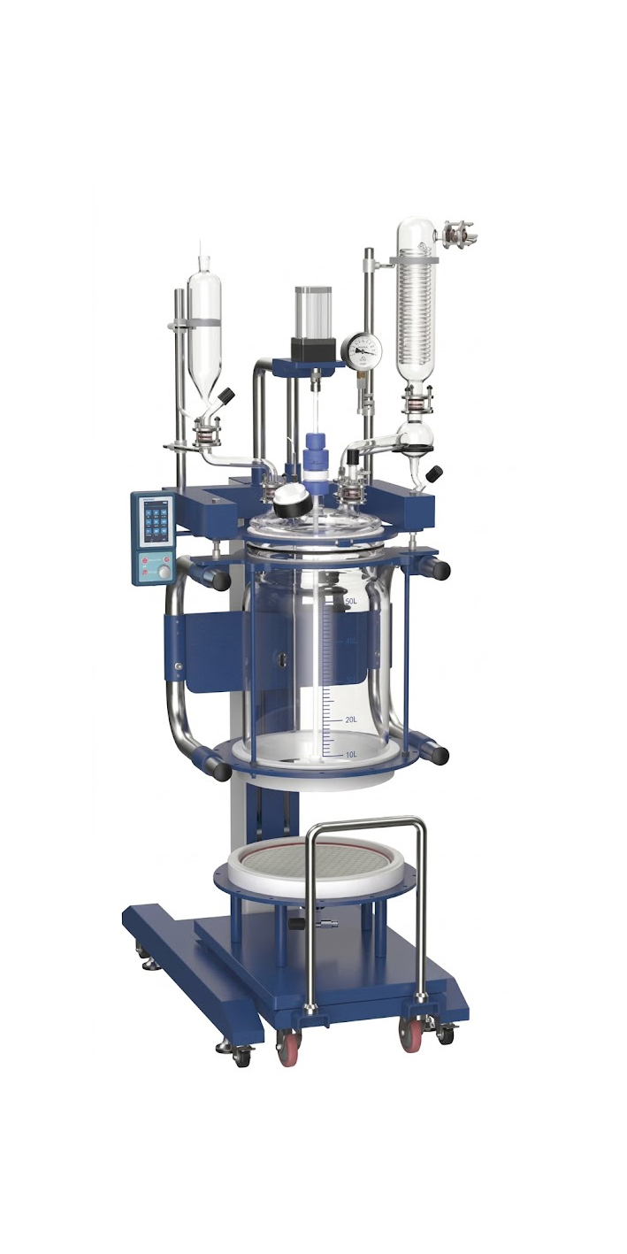 Lifting and Filtration Glass Reactor